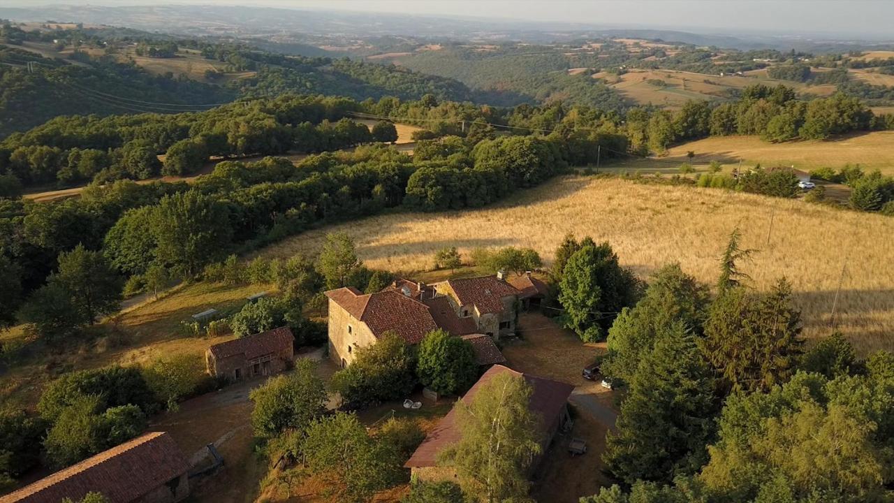 Grande Maison De Caractere En Pierres -Superbe Vue Saint-Cirgues  Zewnętrze zdjęcie