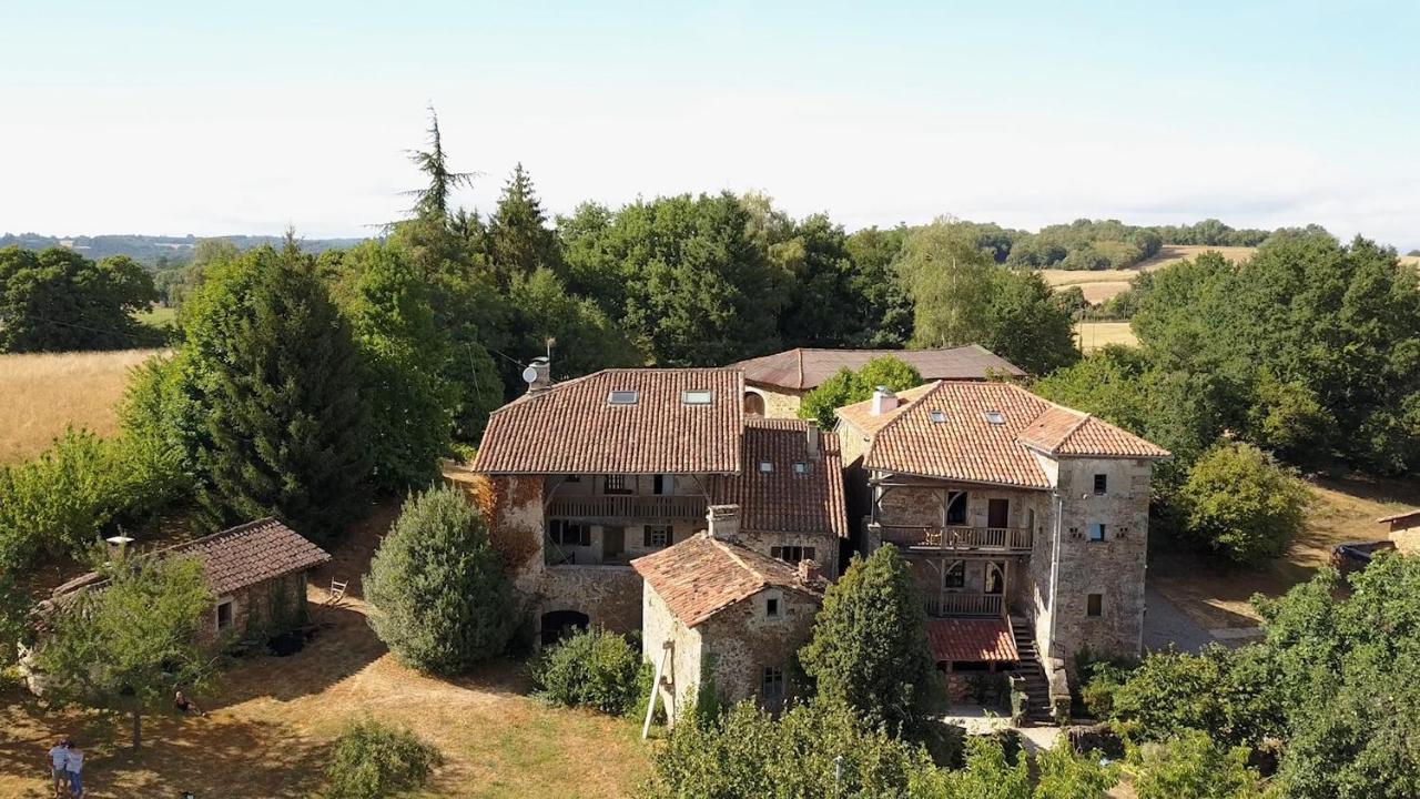 Grande Maison De Caractere En Pierres -Superbe Vue Saint-Cirgues  Zewnętrze zdjęcie